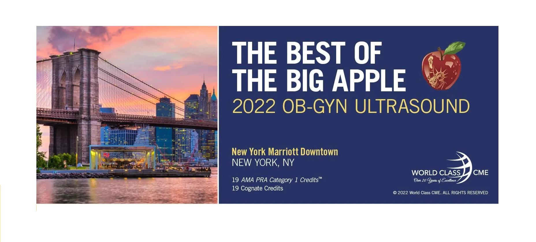 Best of the Big Apple OB-GYN Ultrasound 2023